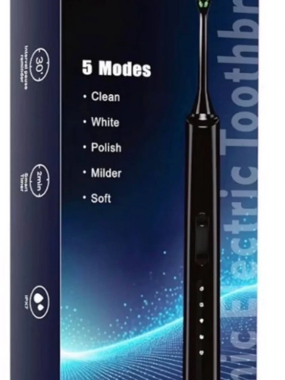 Sleek Pink Electric Toothbrush - 5 Modes